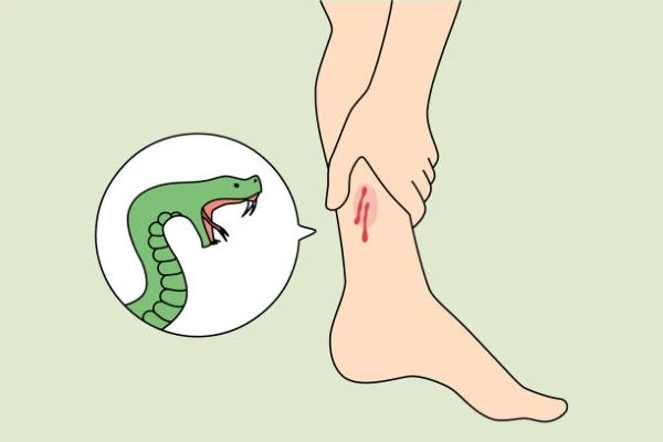 Snakebite in a dream good or bad
